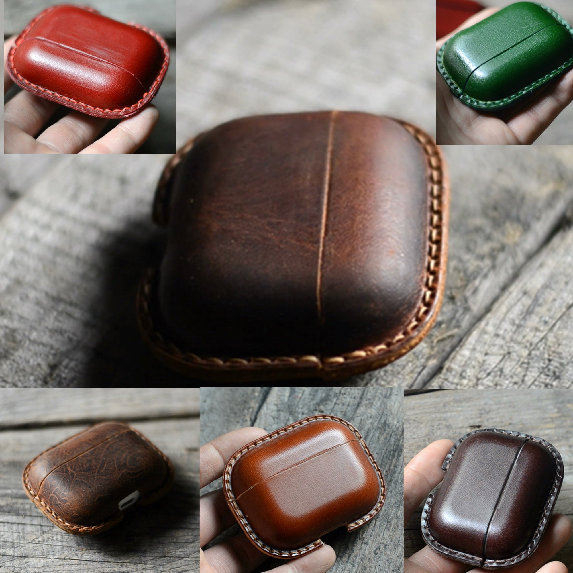 Case Air Pod Pro Custom Leather, Apple Airpods Case Leather